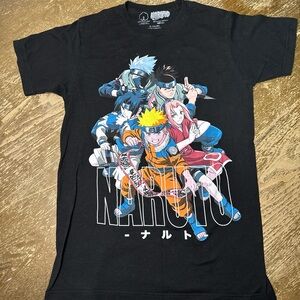 Naruto Graphic Black T-Shirt 2002